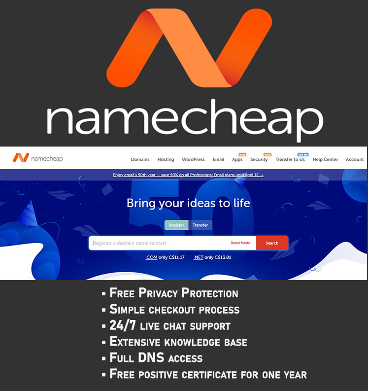 Namecheap