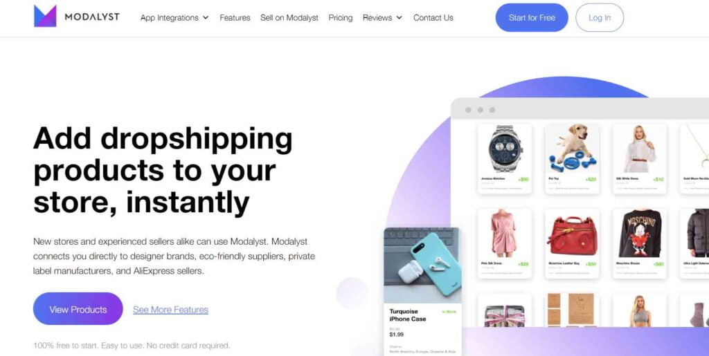 Modalyst Drop Shipping Company: (Best Wix Plugin and Directory)