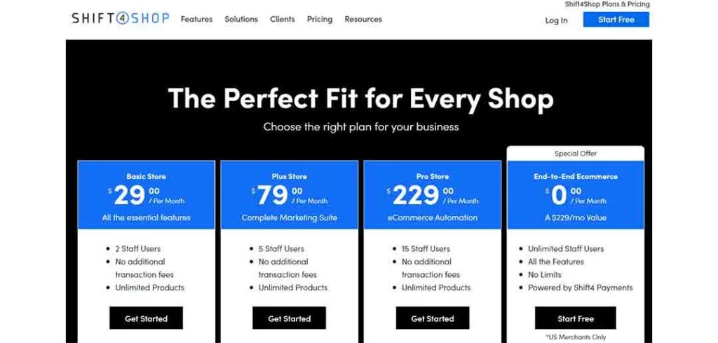 Shift4Shop-Price