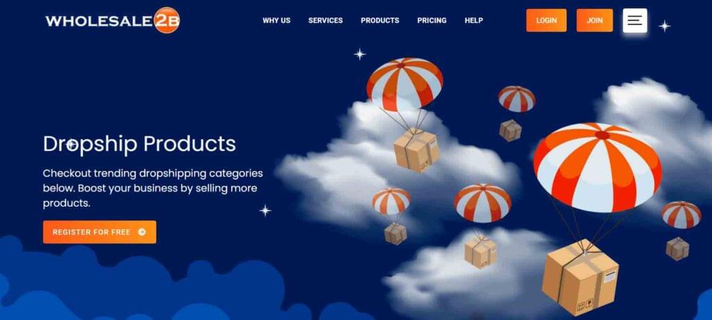 Wholesale2B:(Versatile Dropshipping Suppliers)